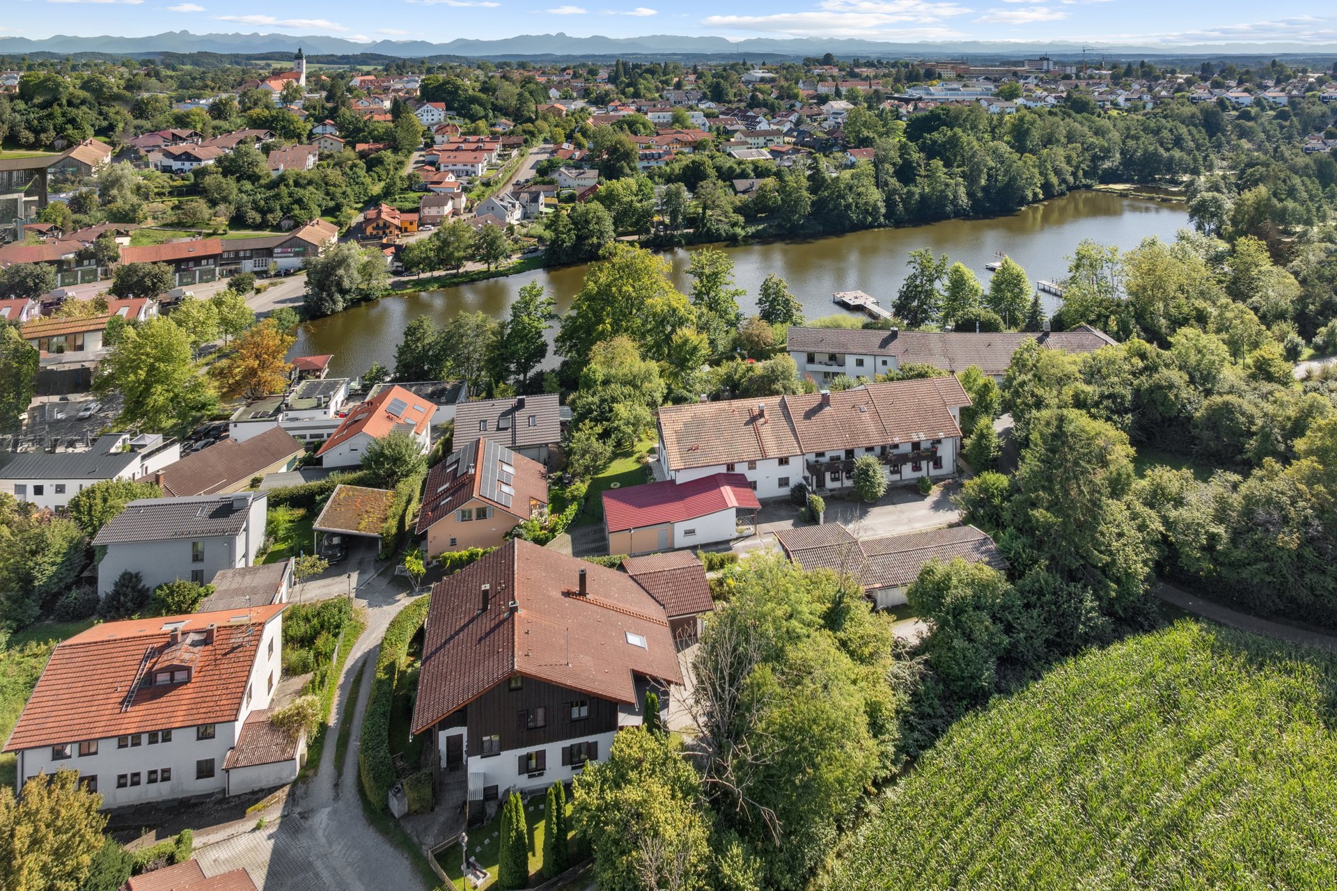 Luftaufnahme von Ebersberg – Immobilienmakler Eichler Immobilien